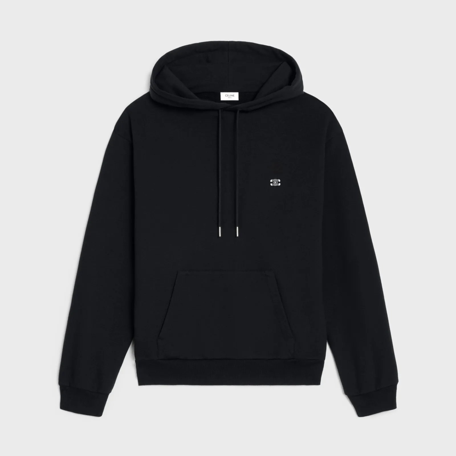 New triomphe hooded sweater in cotton cashmere T-Shirts And Sweatshirts | Knitwear