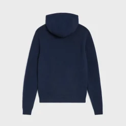Fashion triomphe hooded sweater in cashmere wool Knitwear