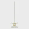 Discount TRIOMPHE KEYRING CHARM in SMOOTH CALFSKIN Women Categories·Straps And Accessories
