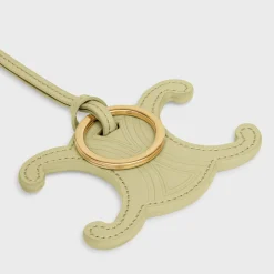 Online TRIOMPHE KEYRING CHARM IN SMOOTH CALFSKIN Women Categories·Straps And Accessories