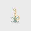 Best TRIOMPHE KEYRING CHARMS in ACETATE with GOLD FINISHING Women Categories·Straps And Accessories