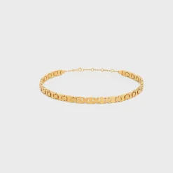 Sale Triomphe Link Choker in Brass with Finish Women Triomphe | Categories·Necklaces