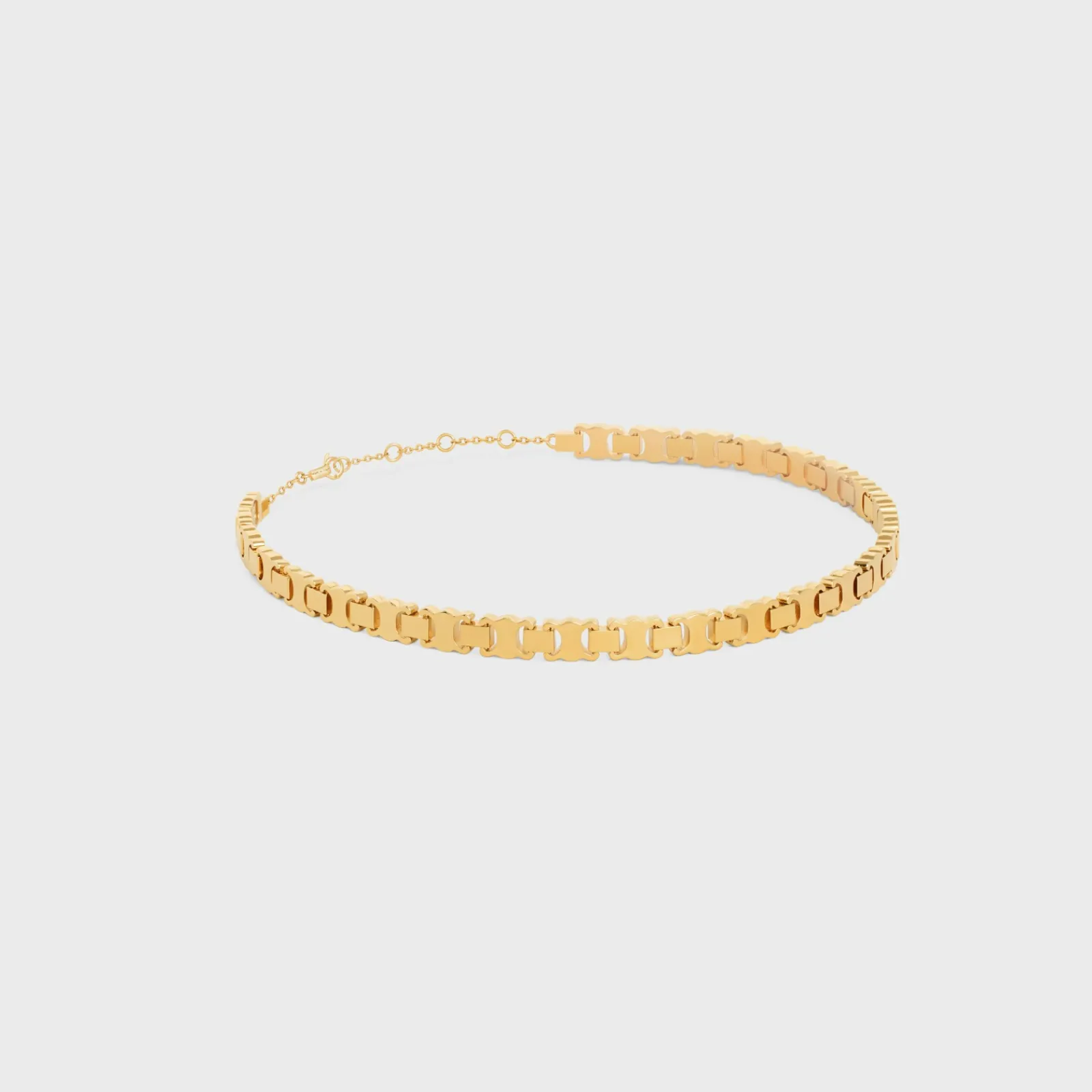 Sale Triomphe Link Choker in Brass with Finish Women Triomphe | Categories·Necklaces