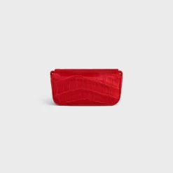 Best TRIOMPHE LIPSTICK CASE ON CHAIN IN NILOTICUS CROCODILE Beauty Accessories | Travel
