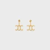 Discount Triomphe Lock Earrings in Brass with Finish Women Triomphe | Categories·Earrings