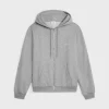 Hot triomphe loose hoodie in cotton and cashmere T-Shirts And Sweatshirts
