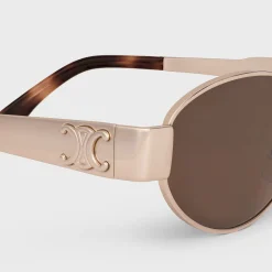Best Triomphe Metal 01 Sunglasses in Metal Women Metal Frame | Categories·Round