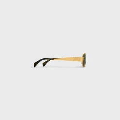 Outlet Triomphe Metal 01 sunglasses in Metal Women Metal Frame | Categories·Round