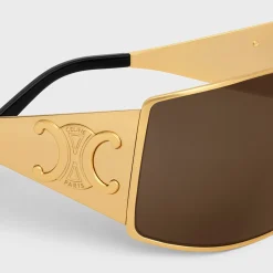 Online Triomphe Metal Racer Sunglasses in Metal Sunglasses