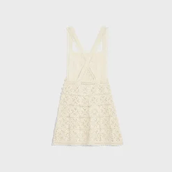 Online triomphe mini dress in crocheted cotton Women Dresses And Skirts