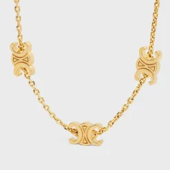 Discount Triomphe Mini Triomphe Bracelet in Brass with Finish Women Triomphe | Categories·Bracelets