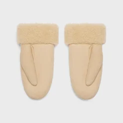 Best triomphe mittens in shearling Women Hats And Gloves