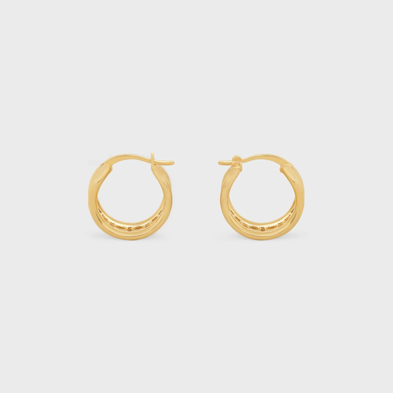 Outlet Triomphe Multi Hoops in Brass with Finish Women Triomphe | Categories·Earrings