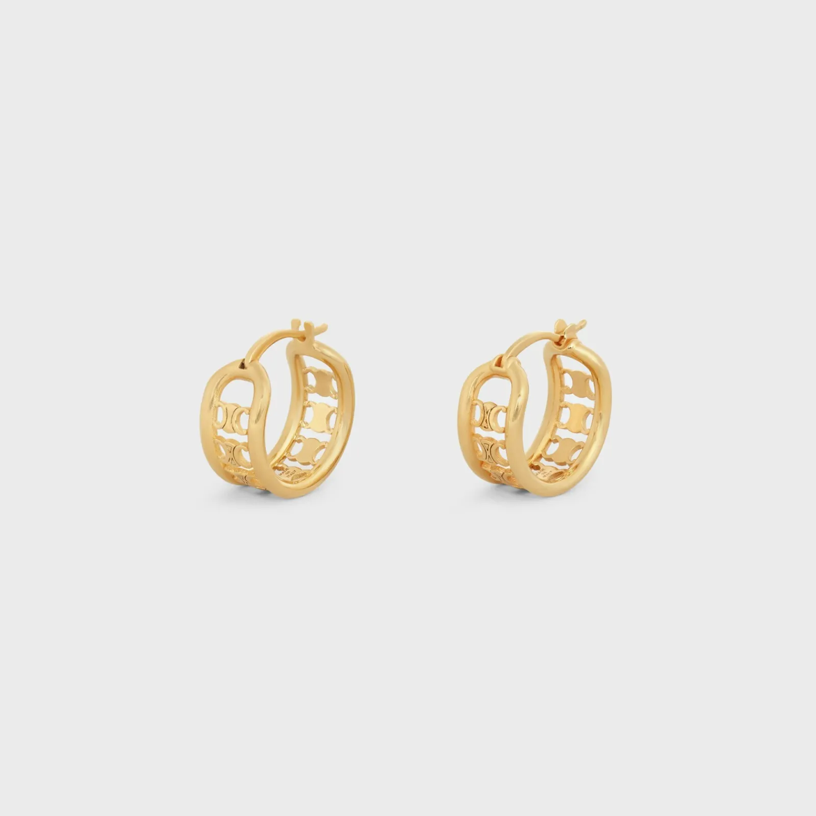 Outlet Triomphe Multi Hoops in Brass with Finish Women Triomphe | Categories·Earrings