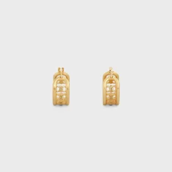 Outlet Triomphe Multi Hoops in Brass with Finish Women Triomphe | Categories·Earrings
