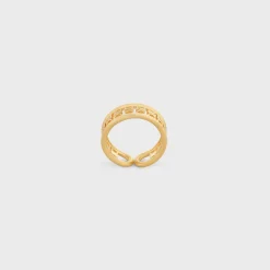Online Triomphe Multi Ring in Brass with Finish Women Triomphe | Categories·Rings