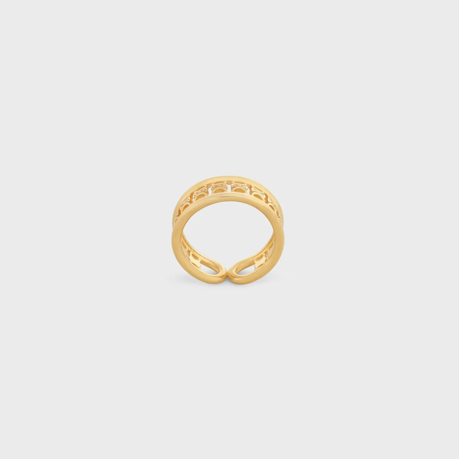 Online Triomphe Multi Ring in Brass with Finish Women Triomphe | Categories·Rings