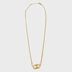Discount Triomphe Necklace in Brass Women Triomphe | Categories·Necklaces