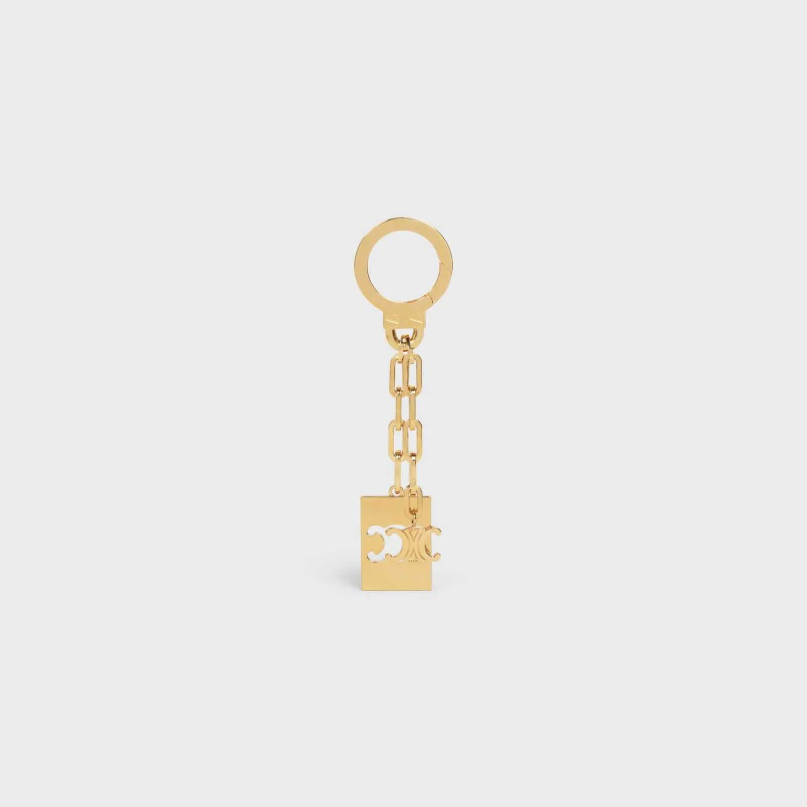 Outlet TRIOMPHE PLATE CHARM in Brass Women Categories·Straps And Accessories