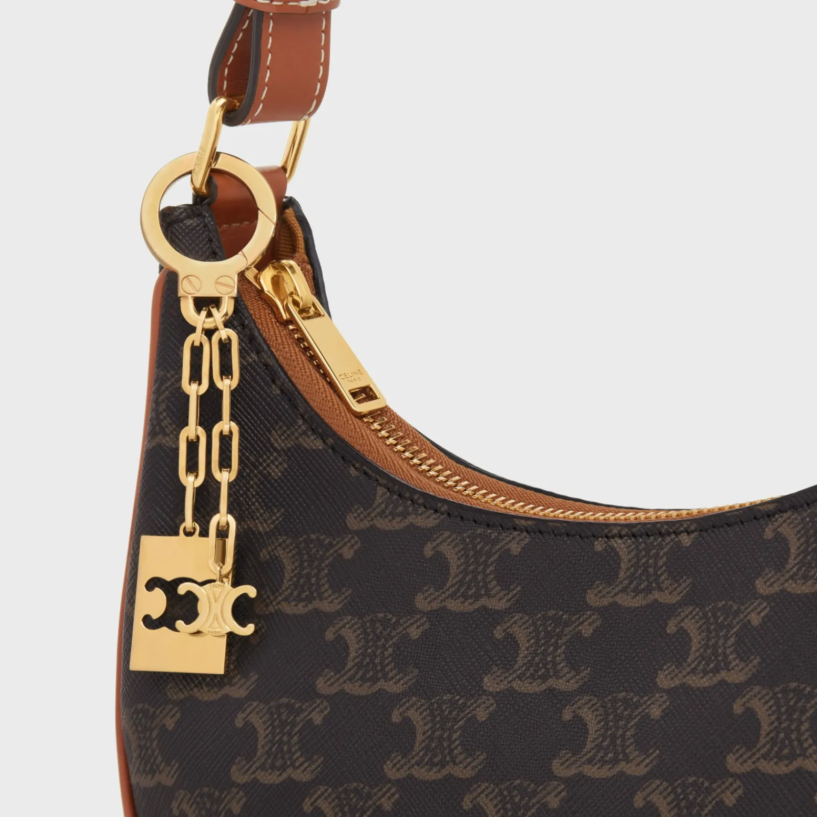 Outlet TRIOMPHE PLATE CHARM in Brass Women Categories·Straps And Accessories