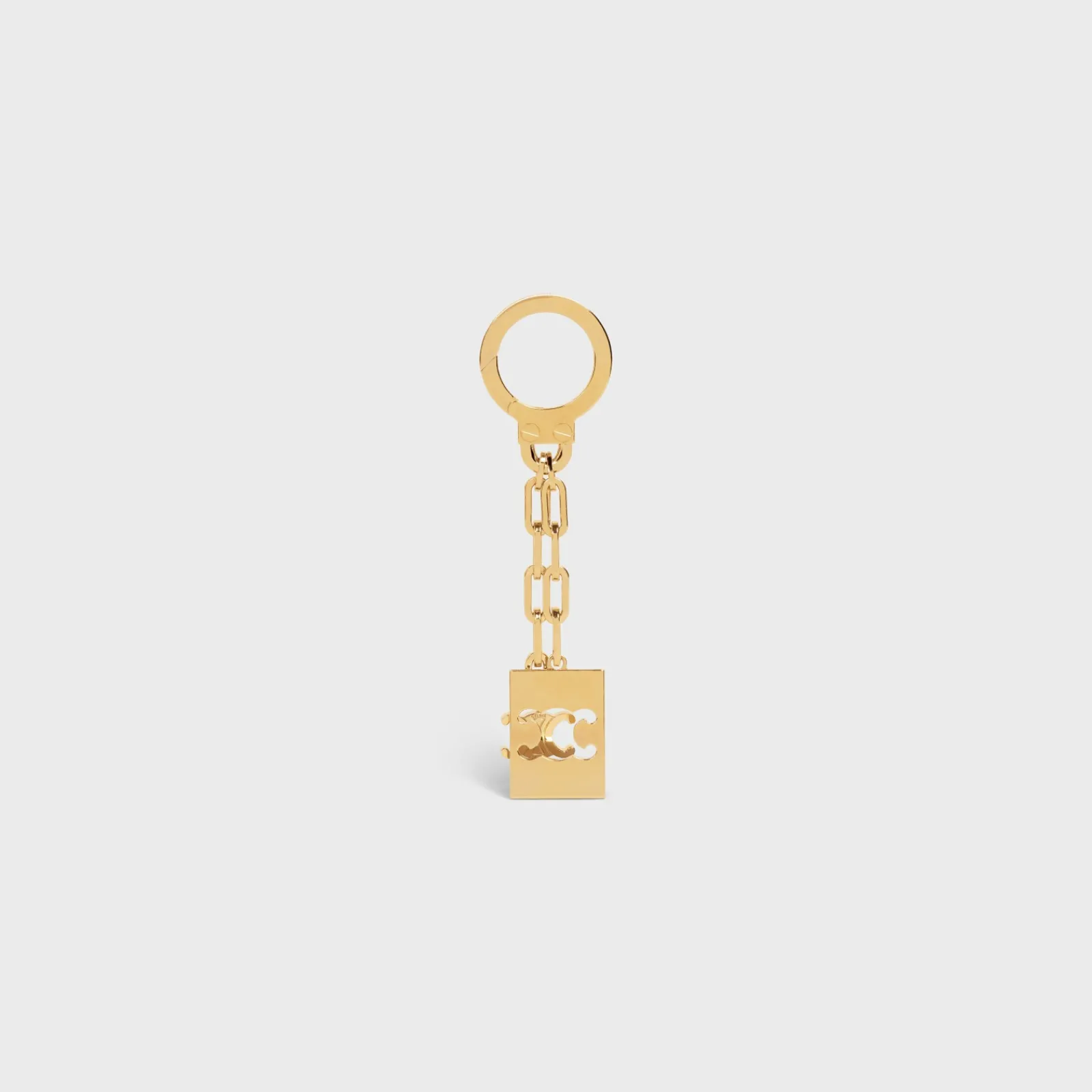 Outlet TRIOMPHE PLATE CHARM in Brass Women Categories·Straps And Accessories