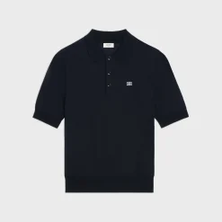 Hot triomphe polo in fine cotton T-Shirts And Sweatshirts | Knitwear