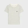 Outlet TRIOMPHE REGULAR T-SHIRT IN STRIPED JERSEY T-Shirts And Sweatshirts
