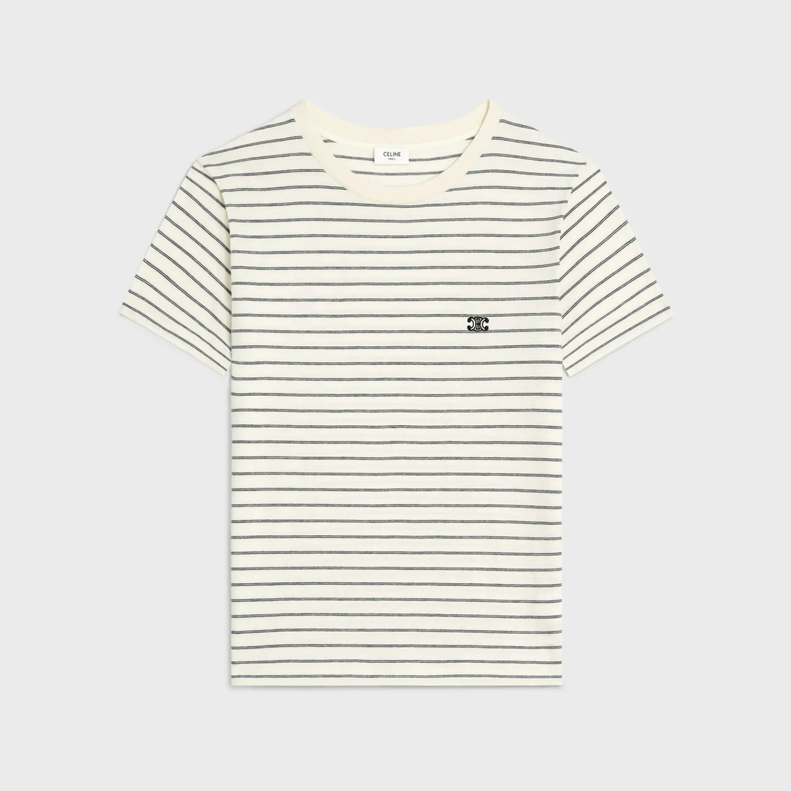Outlet TRIOMPHE REGULAR T-SHIRT IN STRIPED JERSEY T-Shirts And Sweatshirts