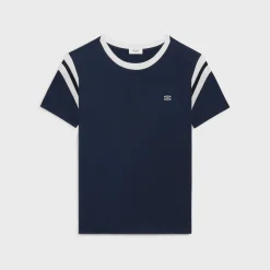 Fashion triomphe regular t-shirt in cotton jersey T-Shirts And Sweatshirts