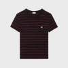 Discount triomphe regular t-shirt in striped jersey T-Shirts And Sweatshirts