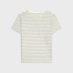 Outlet TRIOMPHE REGULAR T-SHIRT IN STRIPED JERSEY T-Shirts And Sweatshirts