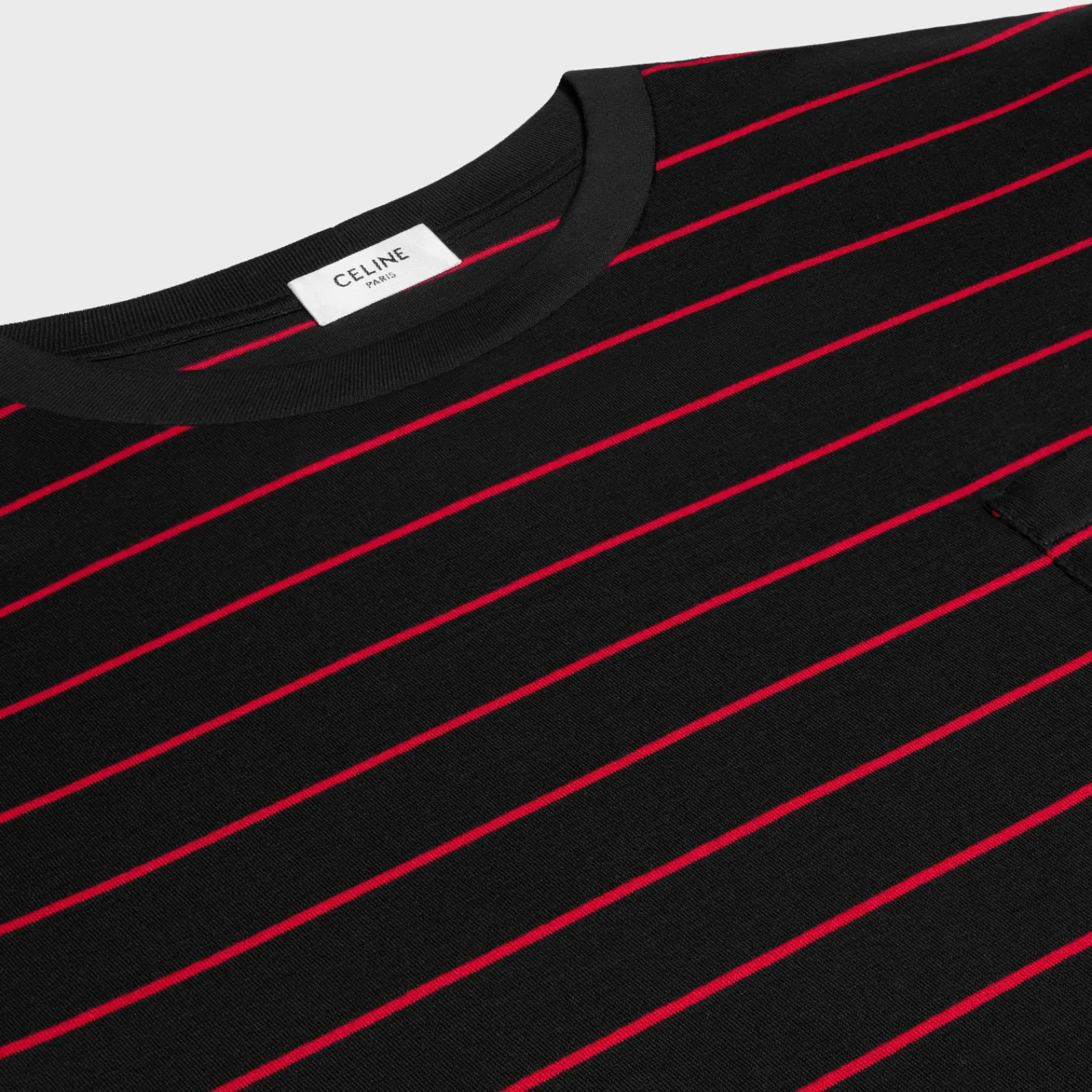 Discount triomphe regular t-shirt in striped jersey T-Shirts And Sweatshirts