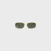 Best Triomphe Rhinestone 02 Sunglasses in Metal with Crystals Women Metal Frame | Categories·Square