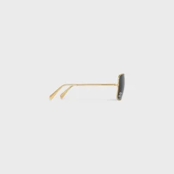 Fashion Triomphe Rhinestone 01 Sunglasses in Metal with Crystals Women Metal Frame | Categories·Square