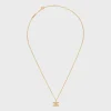 Outlet Triomphe Rhinestone Necklace in Brass with Finish and Crystals Women Triomphe | Categories·Necklaces