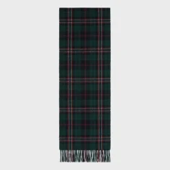 Discount triomphe scarf in check cashmere Hats And Soft Accessories