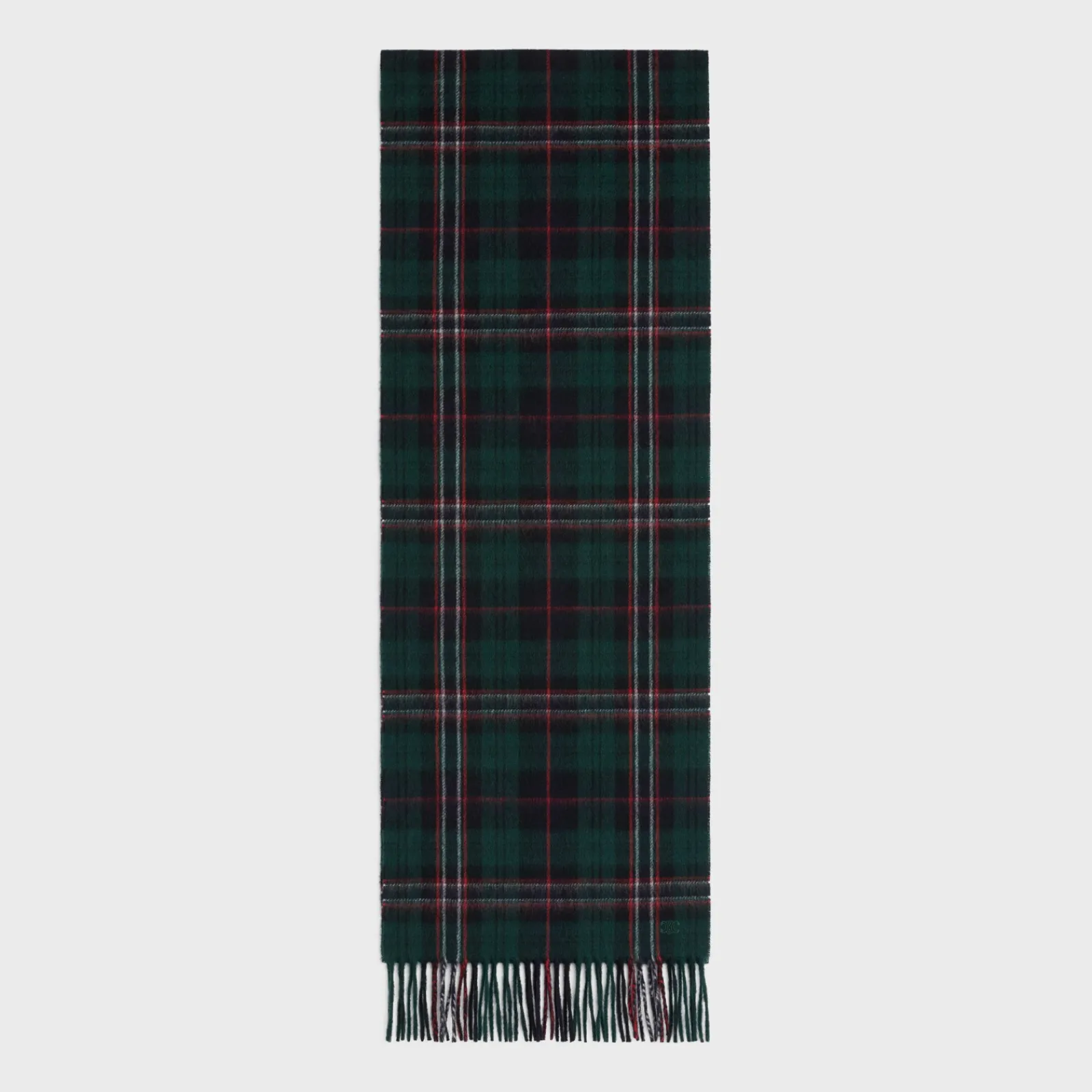 Discount triomphe scarf in check cashmere Hats And Soft Accessories