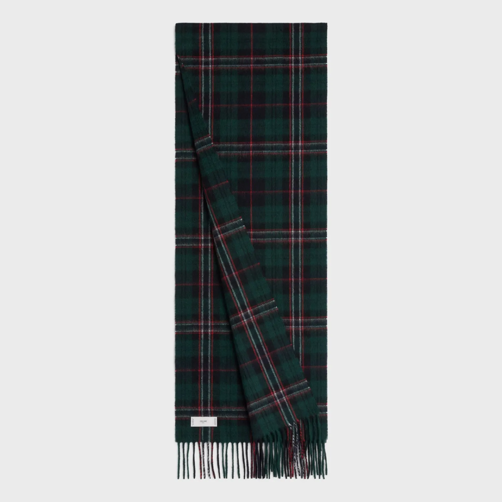Discount triomphe scarf in check cashmere Hats And Soft Accessories