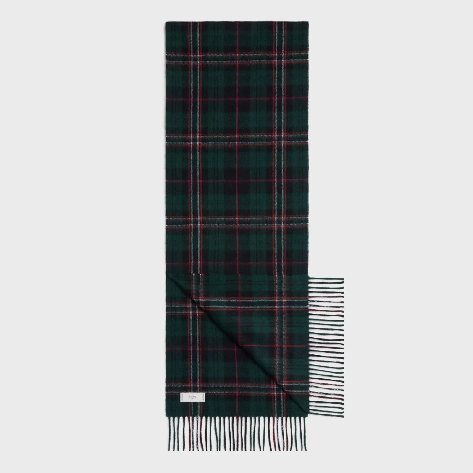 Discount triomphe scarf in check cashmere Hats And Soft Accessories