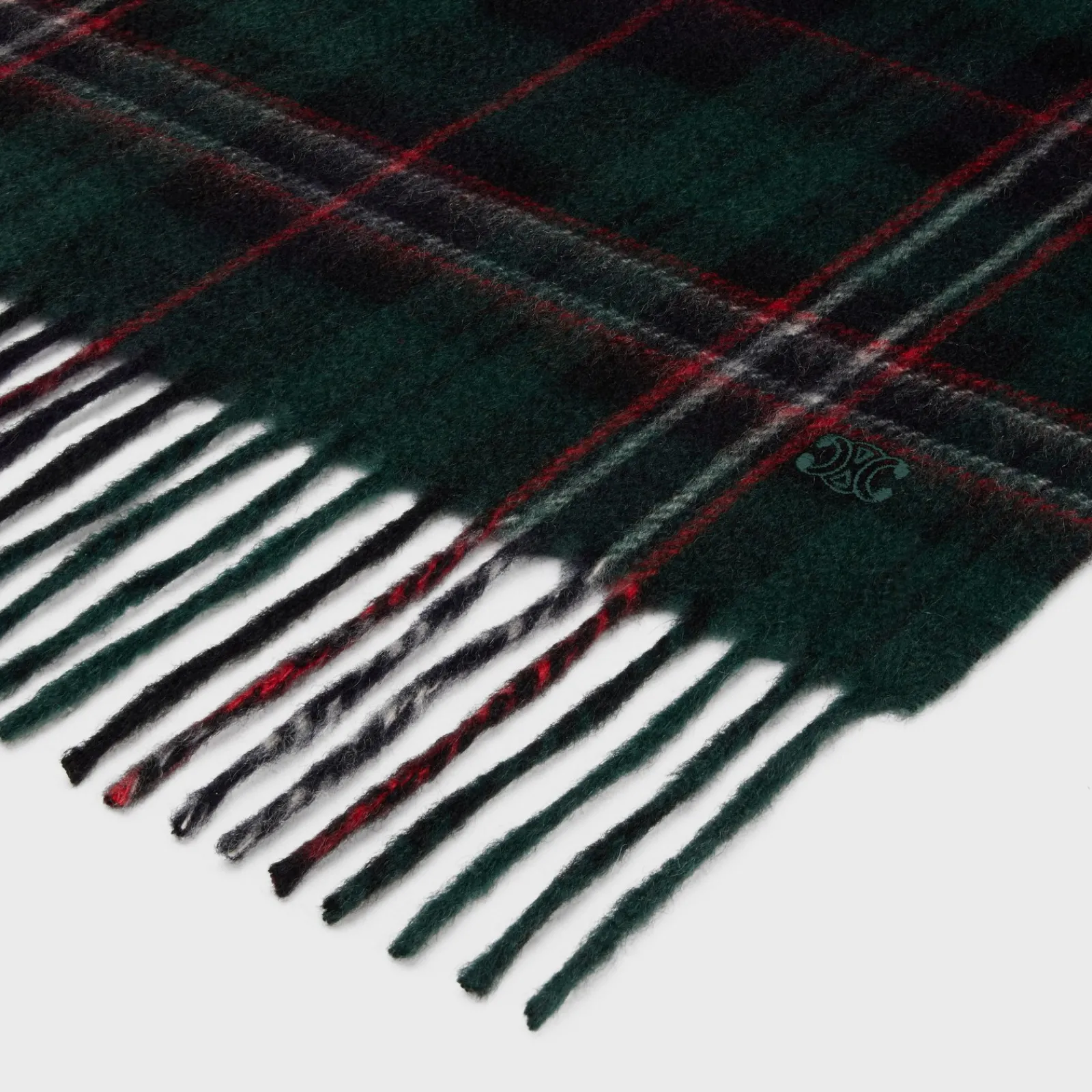 Discount triomphe scarf in check cashmere Hats And Soft Accessories
