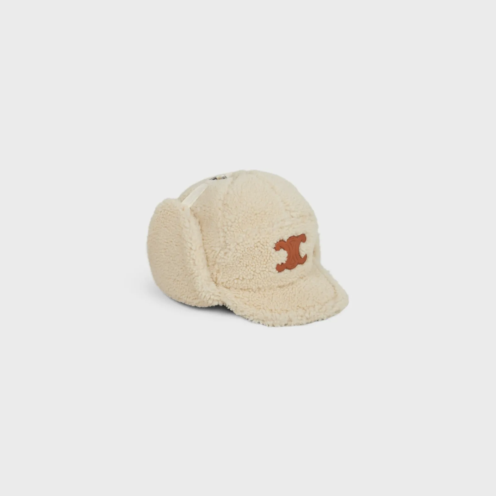 Outlet triomphe shapka in shearling Women Hats And Gloves