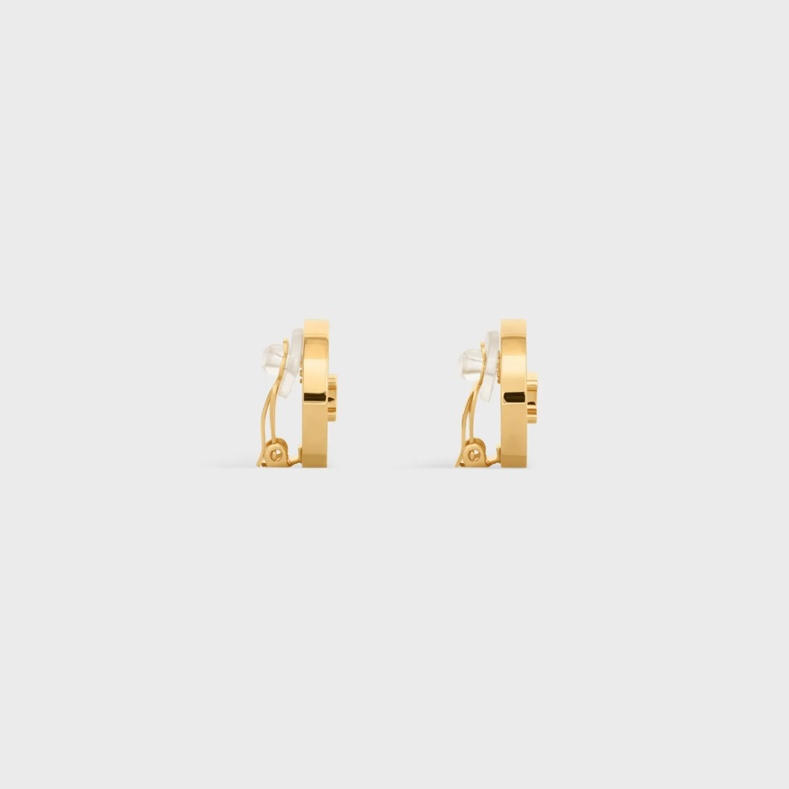 Best Triomphe Signet Earrings in Brass with Finish Women Triomphe | Categories·Earrings