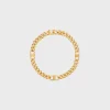 New Triomphe Small Gourmette Bracelet in Brass with Finish Women Triomphe | Categories·Bracelets