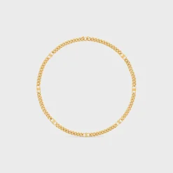 Outlet Triomphe Small Gourmette Necklace in Brass with Finish Women Triomphe | Categories·Necklaces