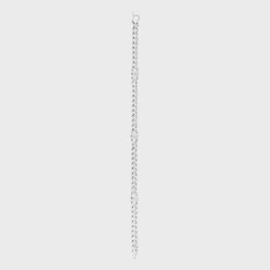 Clearance Triomphe Small Gourmette Bracelet in Brass with Rhodium Finish Bracelets & Rings