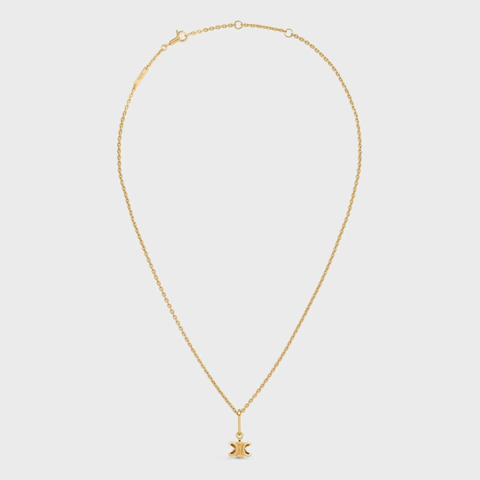 Clearance Triomphe Solitaire Necklace in Brass with Finish Women Triomphe | Categories·Necklaces