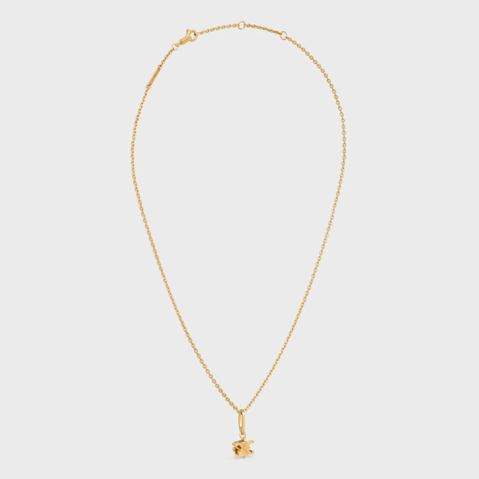 Clearance Triomphe Solitaire Necklace in Brass with Finish Women Triomphe | Categories·Necklaces