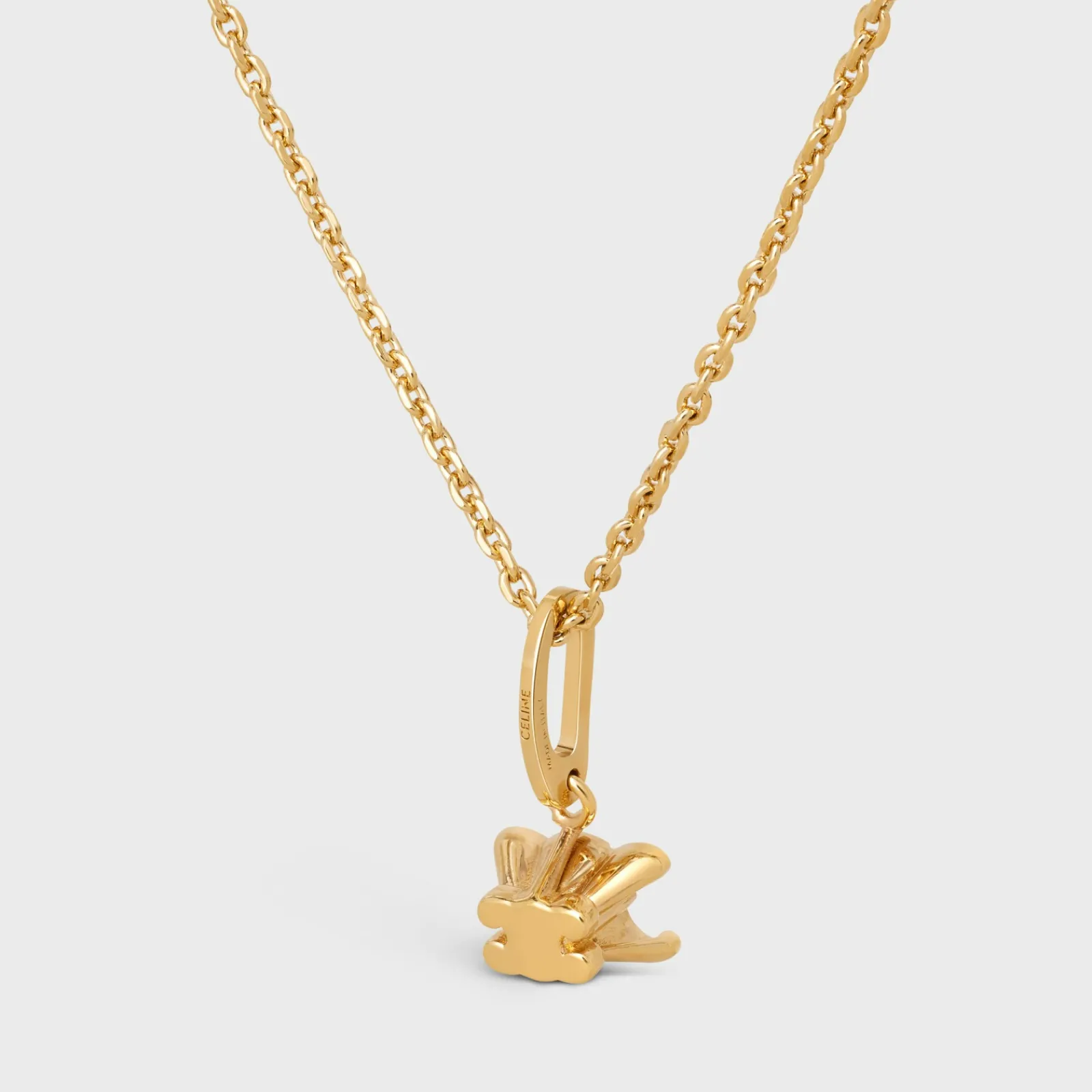 Clearance Triomphe Solitaire Necklace in Brass with Finish Women Triomphe | Categories·Necklaces
