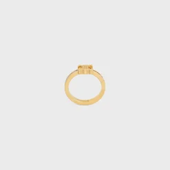 Fashion Triomphe Sparkle Ring in Strass and Brass with Finish Women Triomphe | Categories·Rings