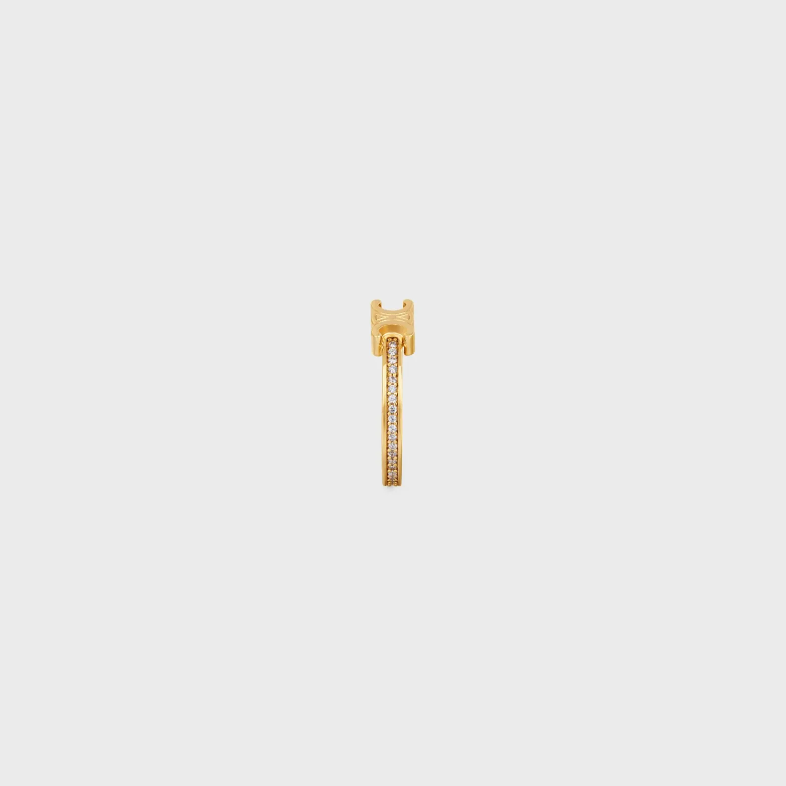 Fashion Triomphe Sparkle Ring in Strass and Brass with Finish Women Triomphe | Categories·Rings